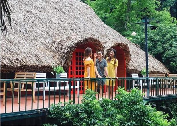 Отель Muong Retreat- Nghi Duong Xanh Trong Bao Tang Van Hoa Nghe Thuat,Hoa Binh Экстерьер фото