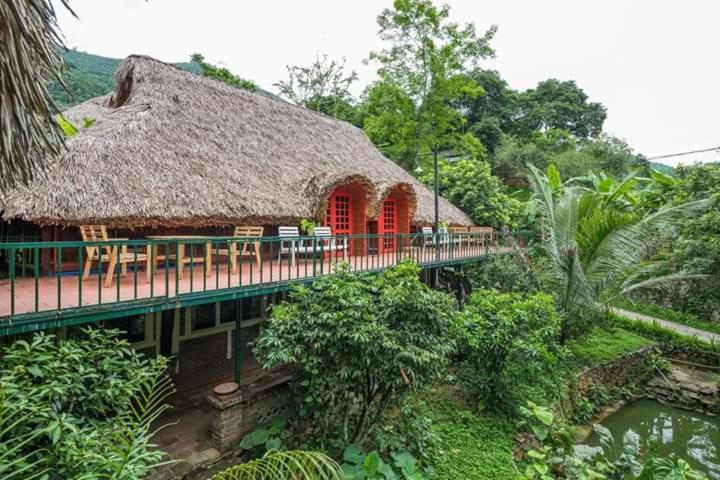 Отель Muong Retreat- Nghi Duong Xanh Trong Bao Tang Van Hoa Nghe Thuat,Hoa Binh Экстерьер фото
