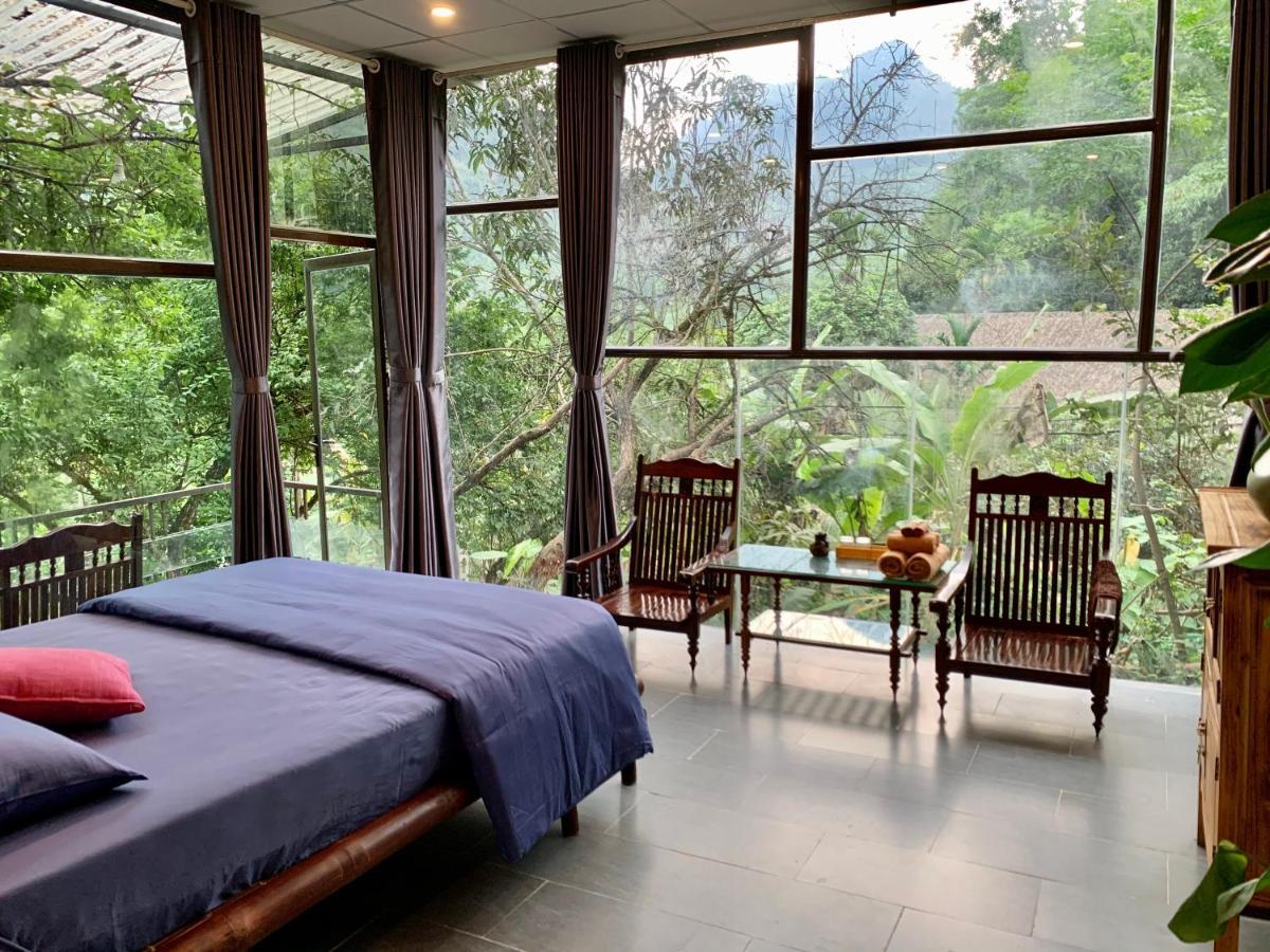 Отель Muong Retreat- Nghi Duong Xanh Trong Bao Tang Van Hoa Nghe Thuat,Hoa Binh Экстерьер фото